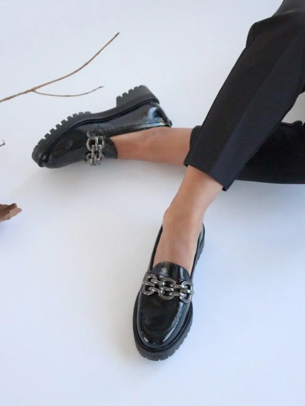 Mocassim Preto Para Mulher Raquel 01