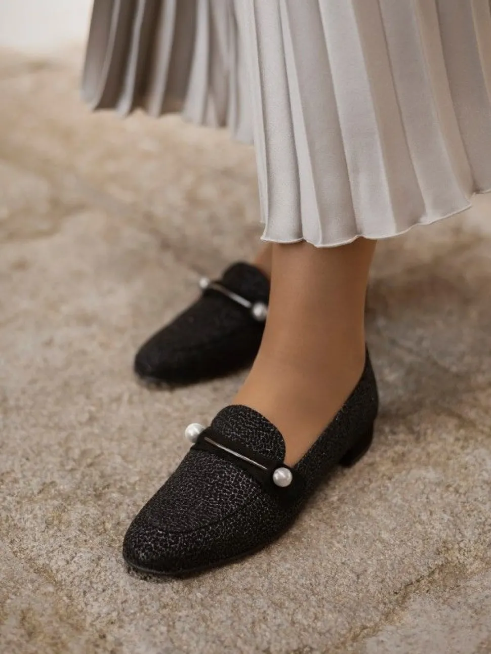 Mocassim Preto Para Mulher Dina 22