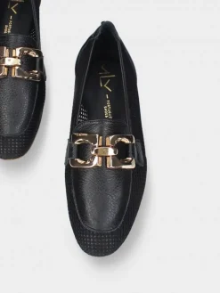 Mocassim Preto Para Mulher Dina 25