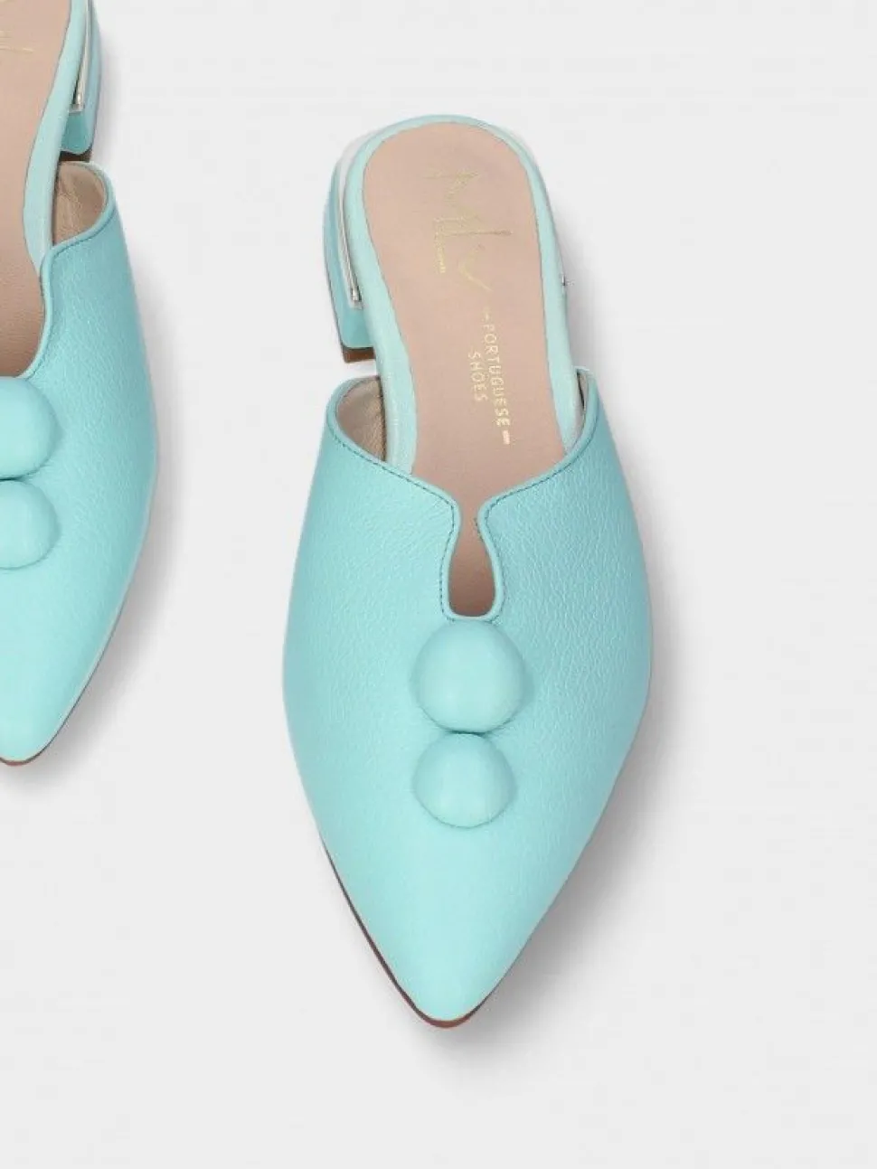 Mule Turquesa Para Mulher Lea 59