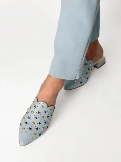 Mules Azuis Para Mulher Lea47