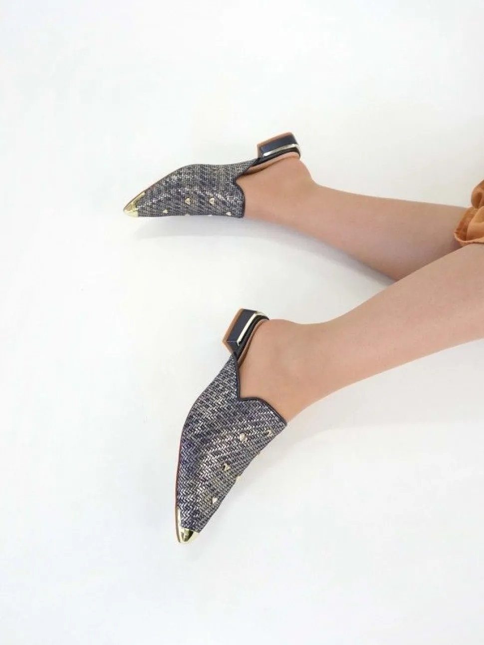 Mules Azul Para Mulher Lea 60