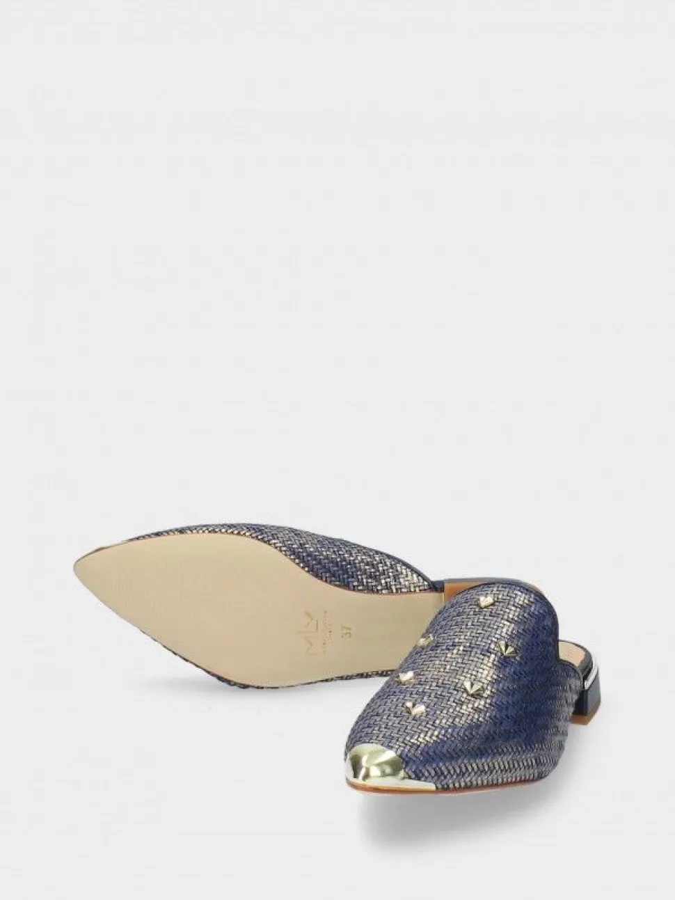 Mules Azul Para Mulher Lea 60