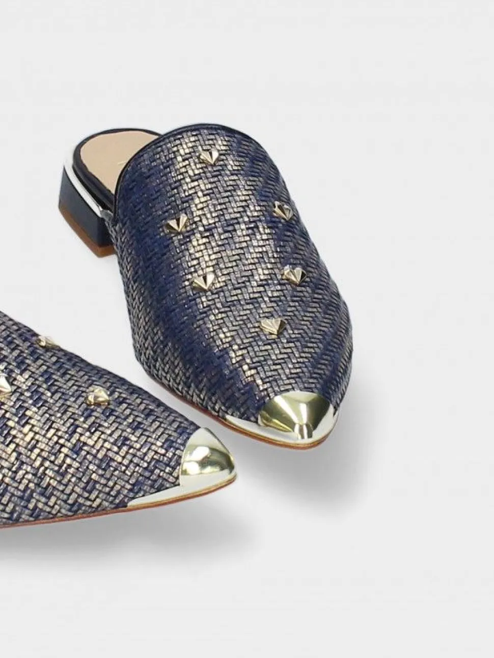 Mules Azul Para Mulher Lea 60