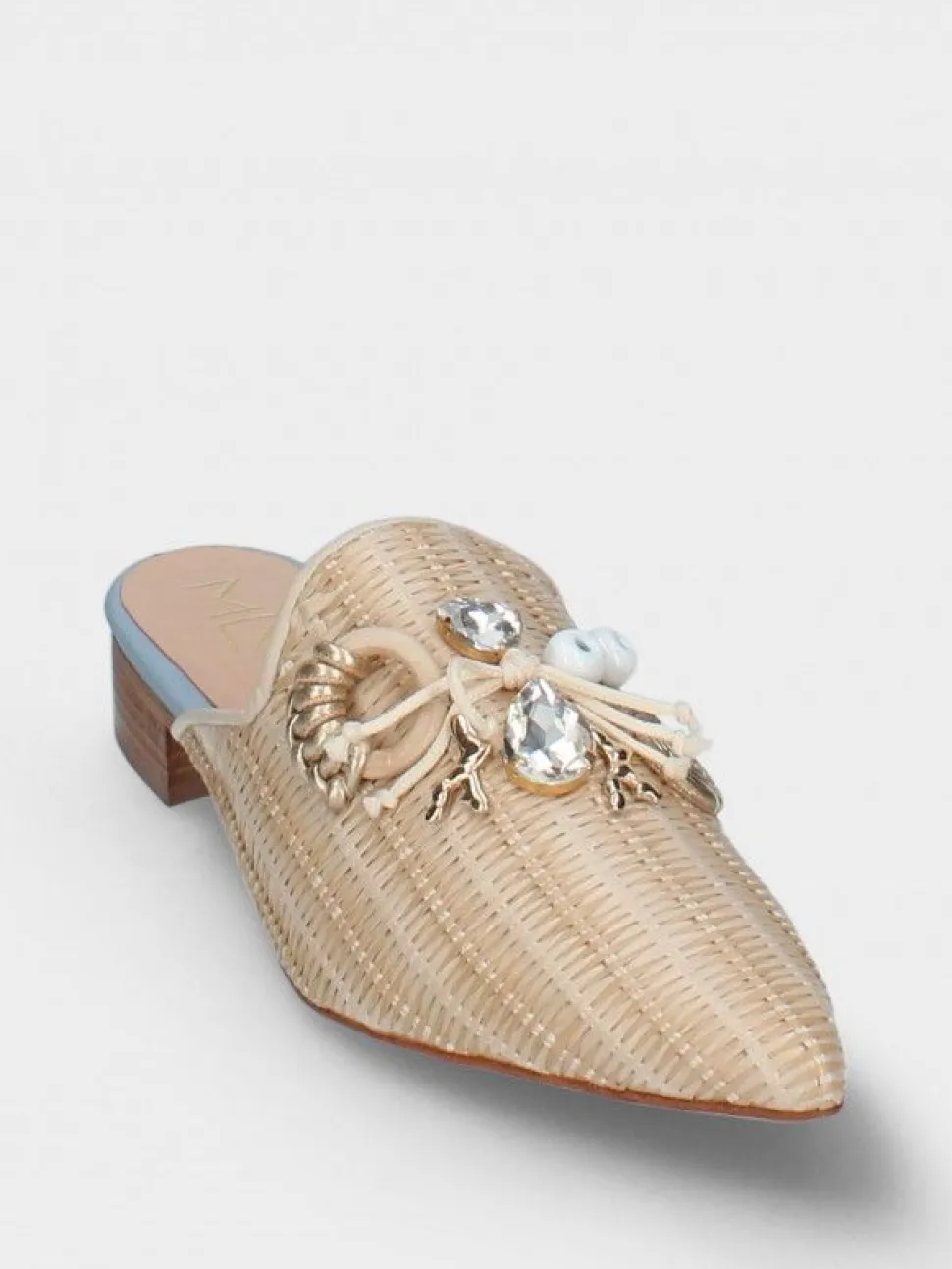 Mules Bege Para Mulher Lea46