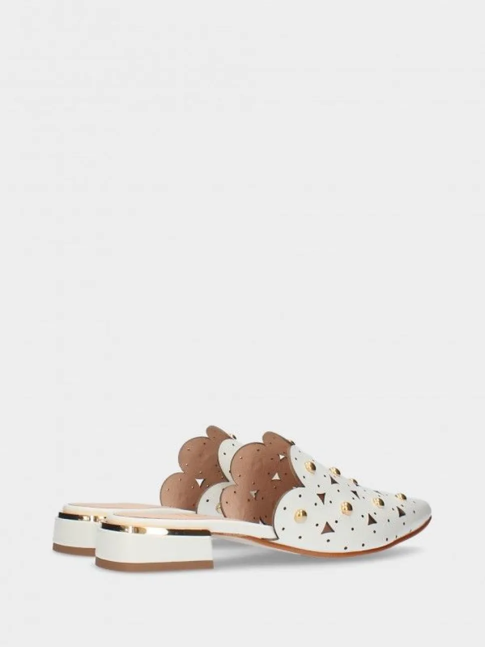 Mules Brancos Para Mulher Lea47