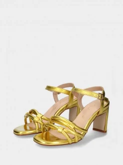 Sandalia Amarela Salto Alto Camila 42