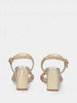 Sandalia Dourada Para Cerimonia Camila 44