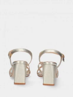 Sandalia Dourada Para Cerimonia Camila45