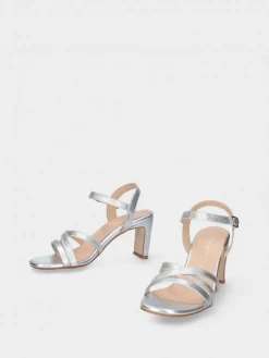 Sandalia Prateada Para Cerimonia Camila45