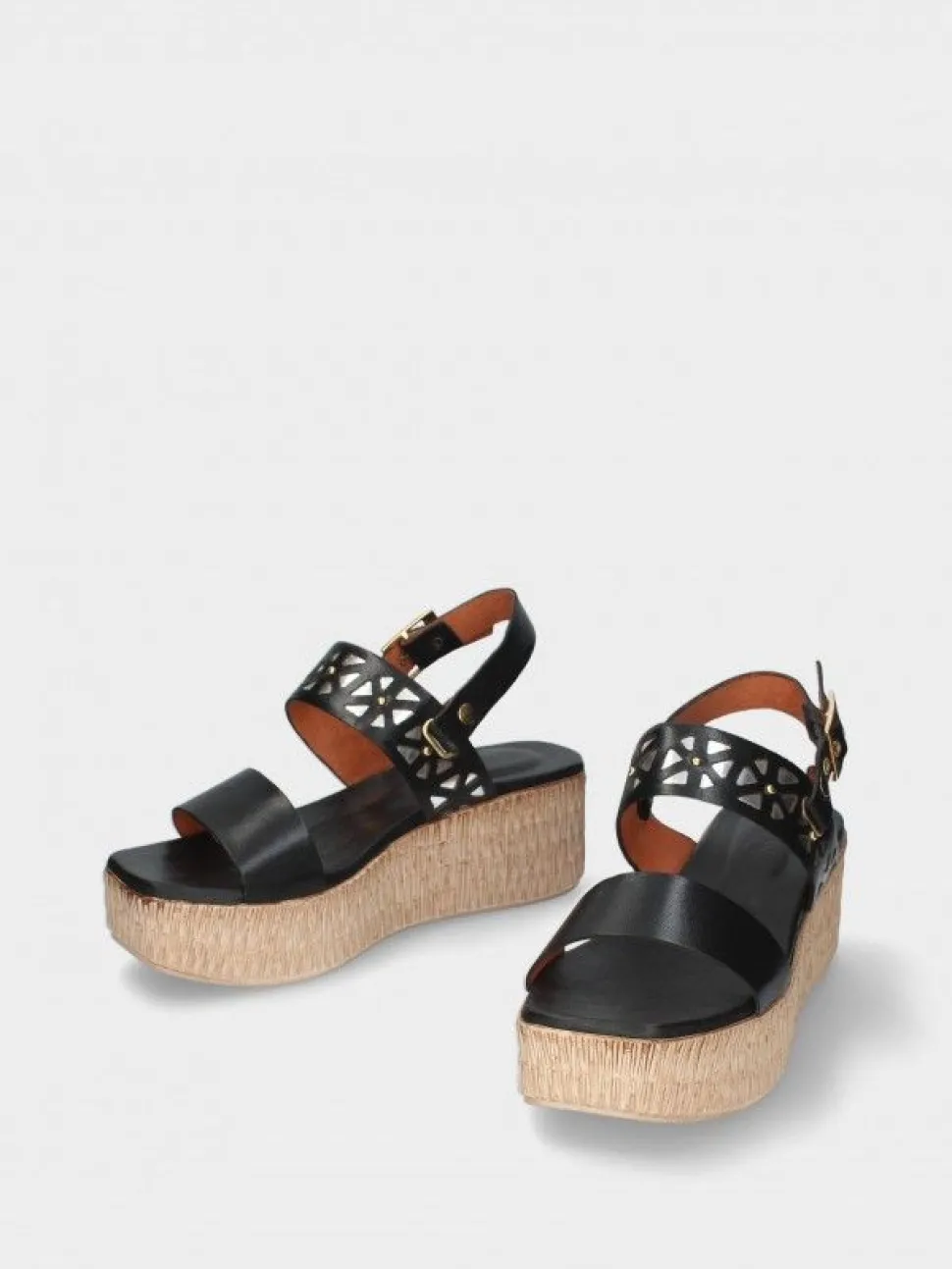 Sandalia Preto Com Cunha Para Mulher Debora 07