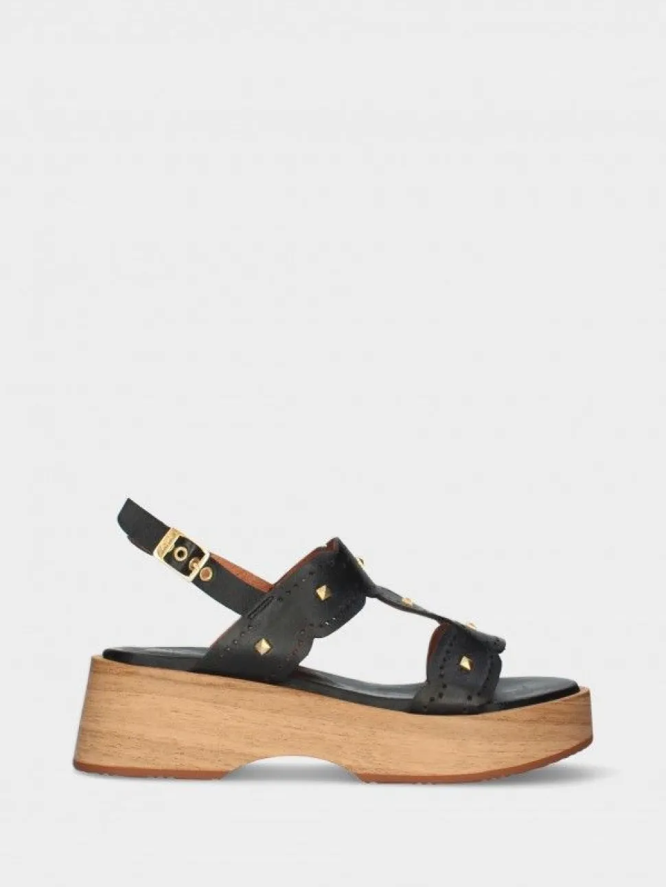 Sandalia Preto Com Cunha Baixa Lucia 02