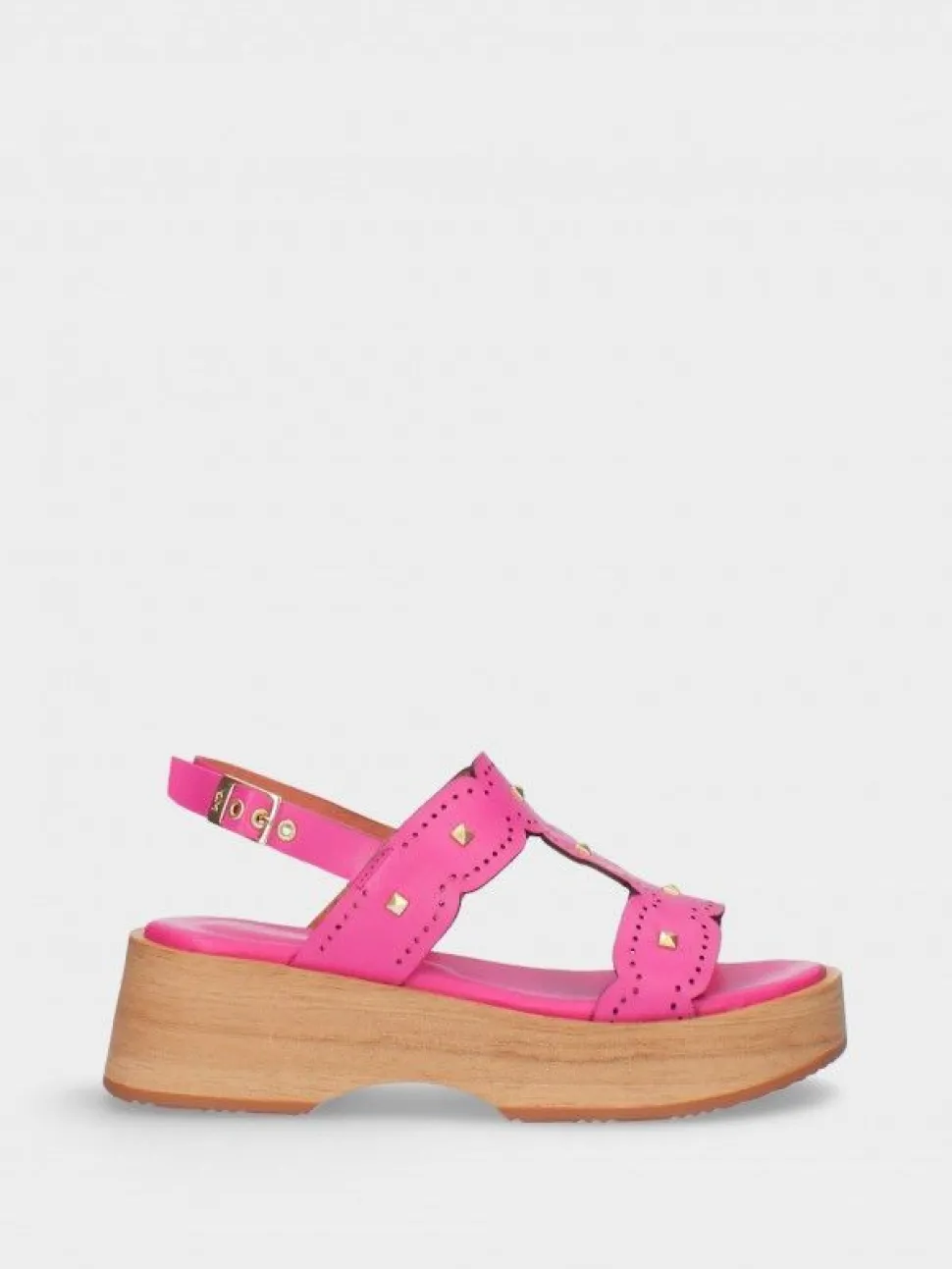 Sandalia Rosa Com Cunha Baixa Lucia 02