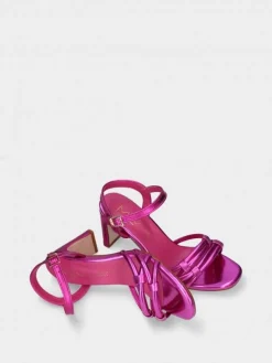 Sandalia Rosa Salto Alto Camila 42