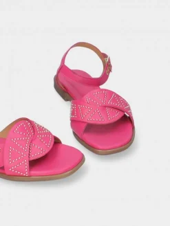 Sandalia Rosa Salto Raso Luca 07