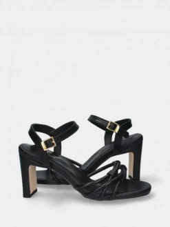 Sandalia Salto Alto Preta Camila 41