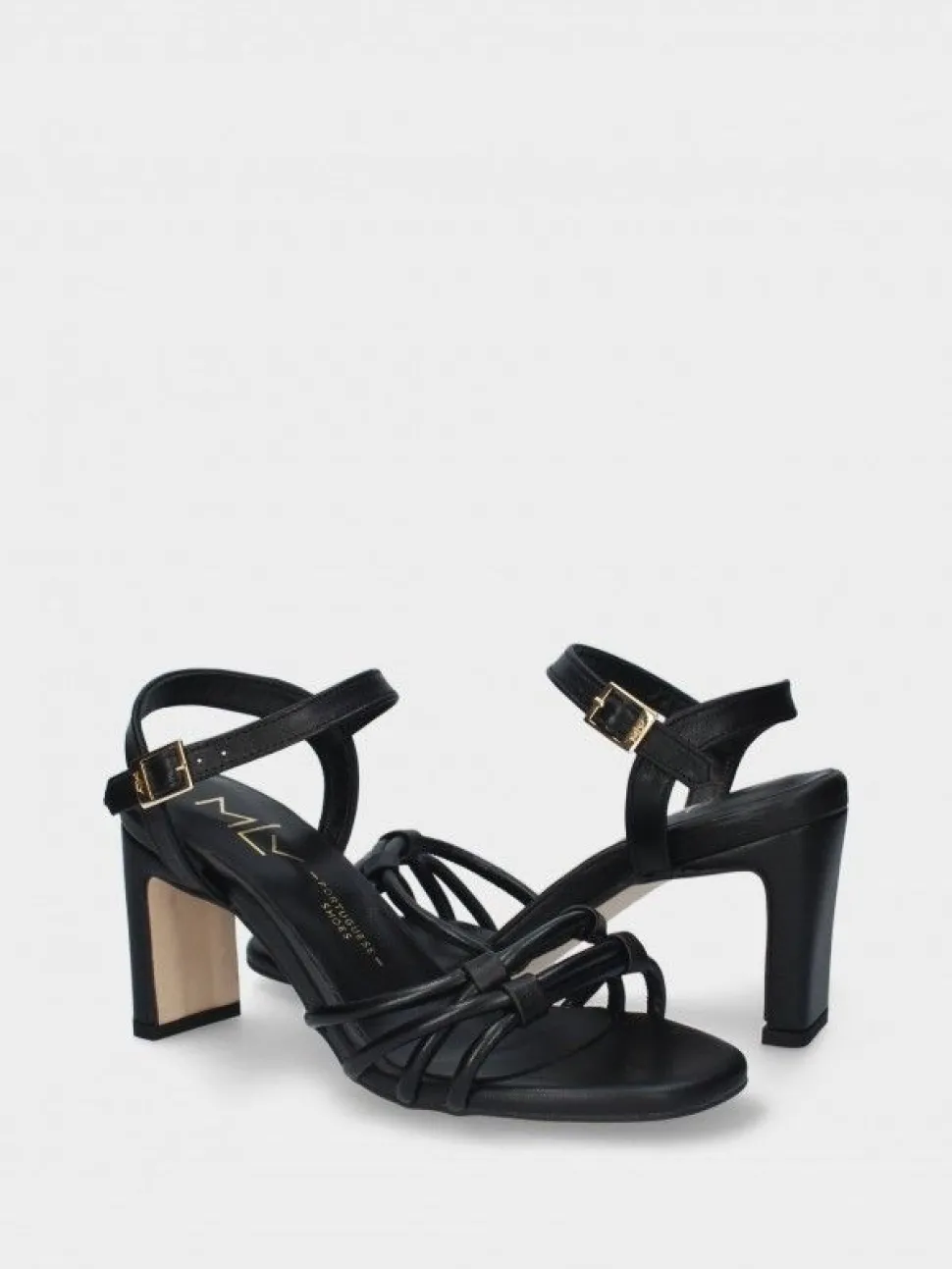 Sandalia Salto Alto Preta Camila 41