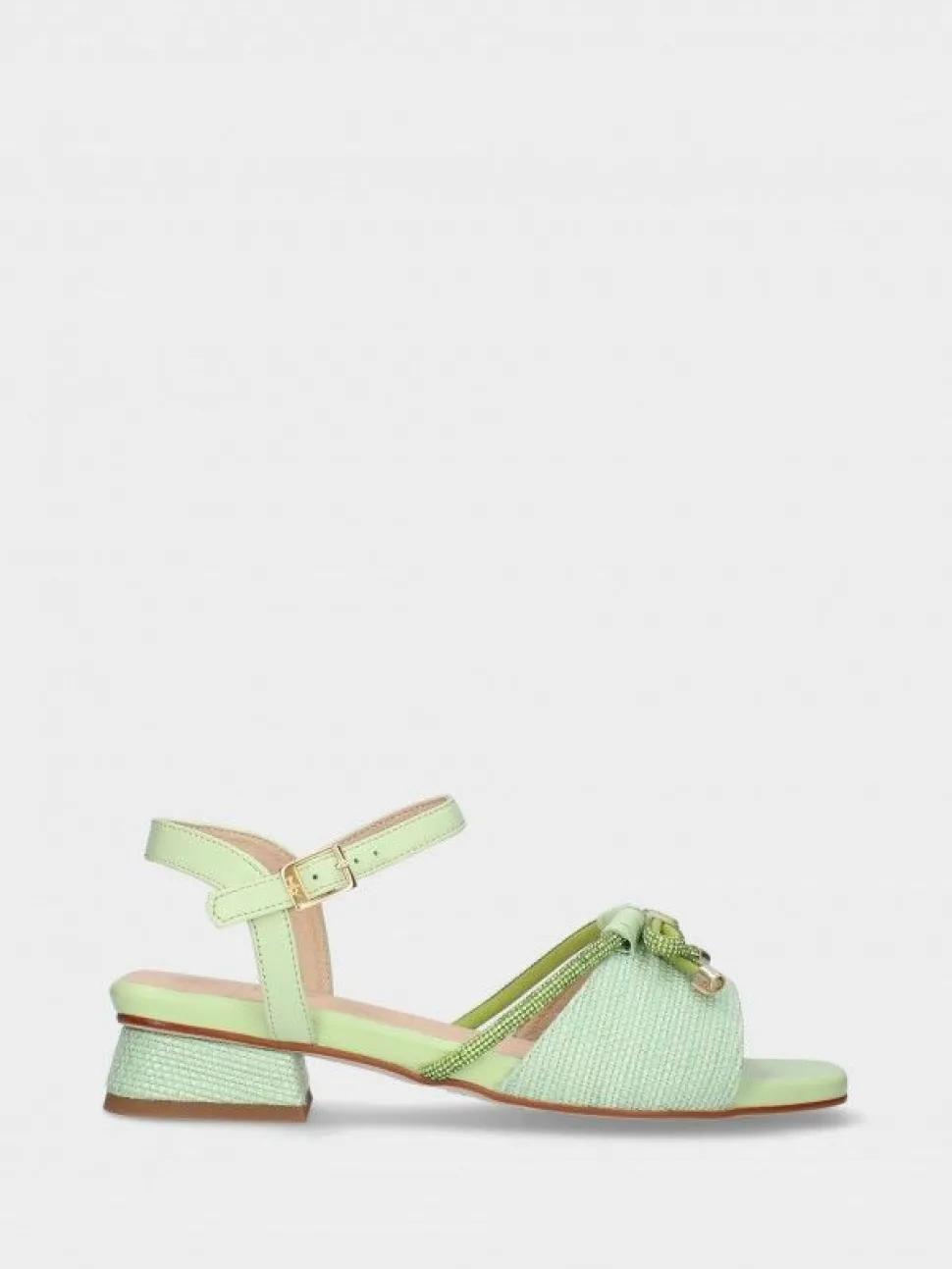 Sandalia Verde Salto Raso Carol 57