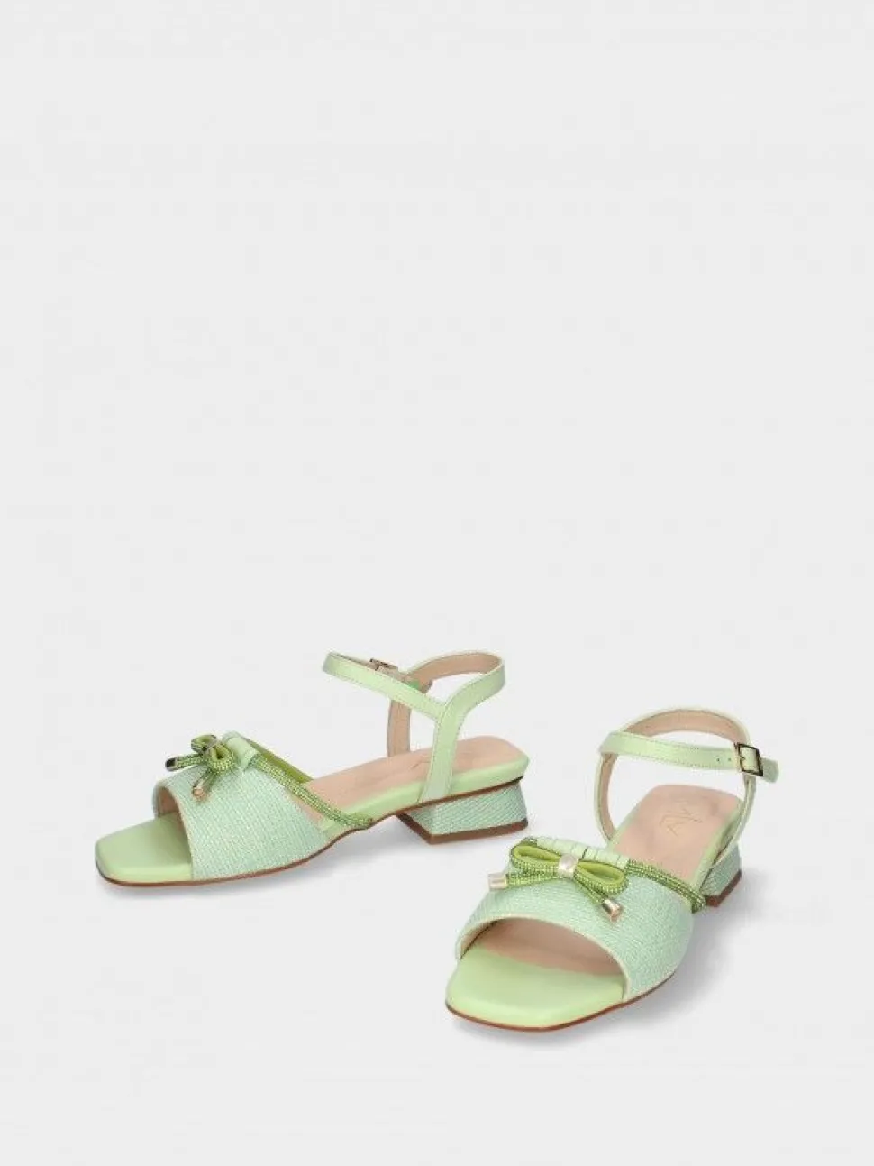 Sandalia Verde Salto Raso Carol 57