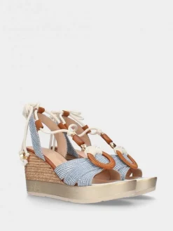 Sandálias Azuis Para Mulher Poly32