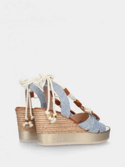 Sandálias Azuis Para Mulher Poly32