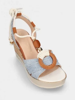 Sandálias Azuis Para Mulher Poly32