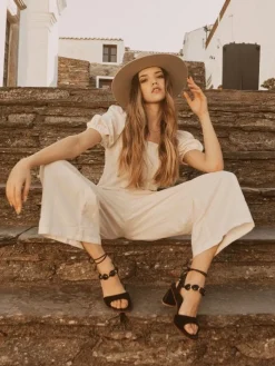 Sandálias Pretas Para Mulher Valentina01