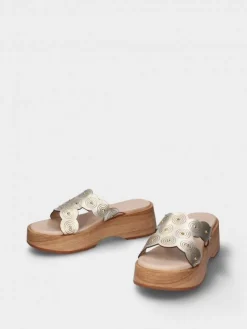 Sandáliasdourado Para Mulher Lucia 01