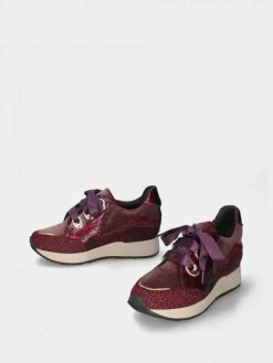 Sapatilha Bordo Com Cunha Interior Alice 42