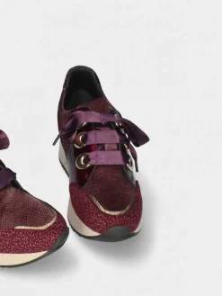 Sapatilha Bordo Com Cunha Interior Alice 42