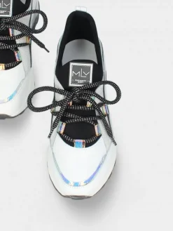 Sapatilha Branca Com Preto Para Senhora Angela 20