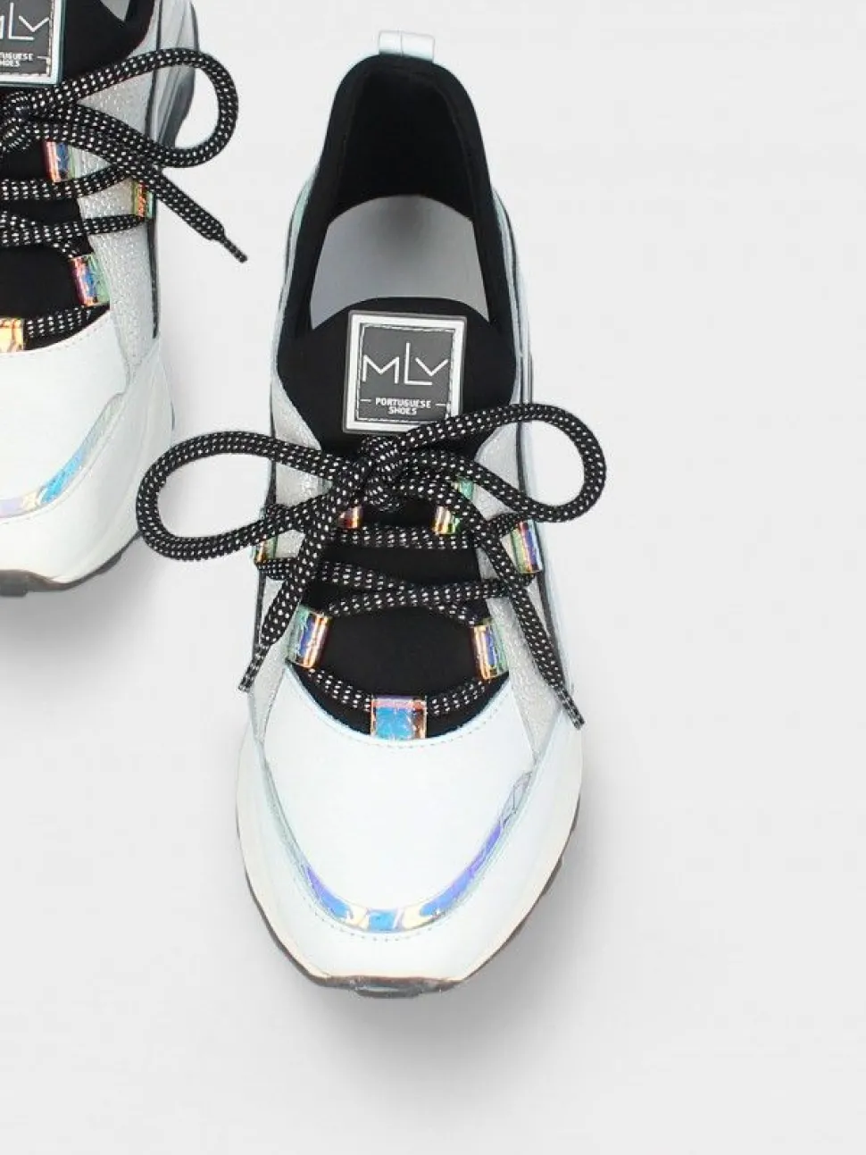 Sapatilha Branca Com Preto Para Senhora Angela 20