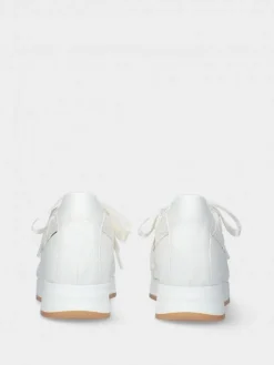 Sapatilha Branco Com Cunha Interior Para Mulher Alice 38