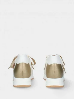 Sapatilha Branco Com Cunha Interior Para Senhora Alice 26