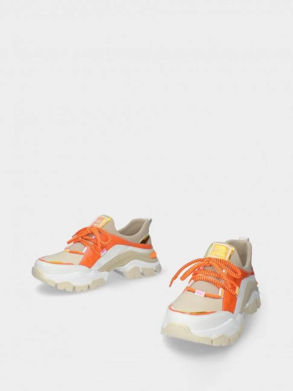 Sapatilha Laranja Para Mulher Stella 09