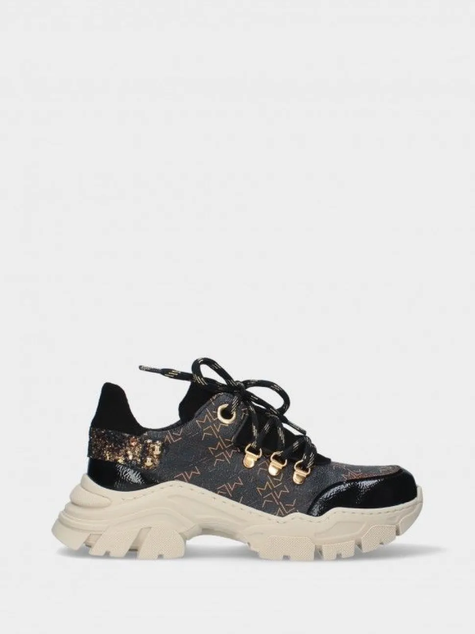 Sapatilha Preta Sola Chunky Stella 12