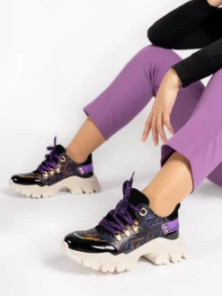 Sapatilha Preta Sola Chunky Stella 13