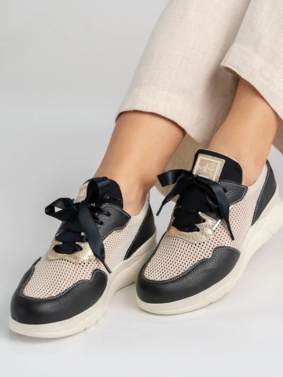 Sapatilha Pretopara Mulher Aurea 35