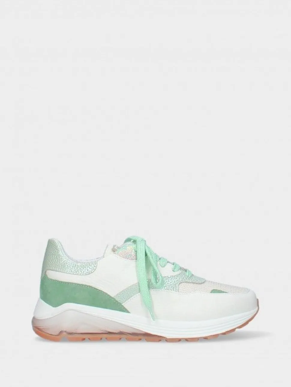 Sapatilhas Branca E Verde Para Mulher Angela 21