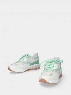 Sapatilhas Branca E Verde Para Mulher Angela 21