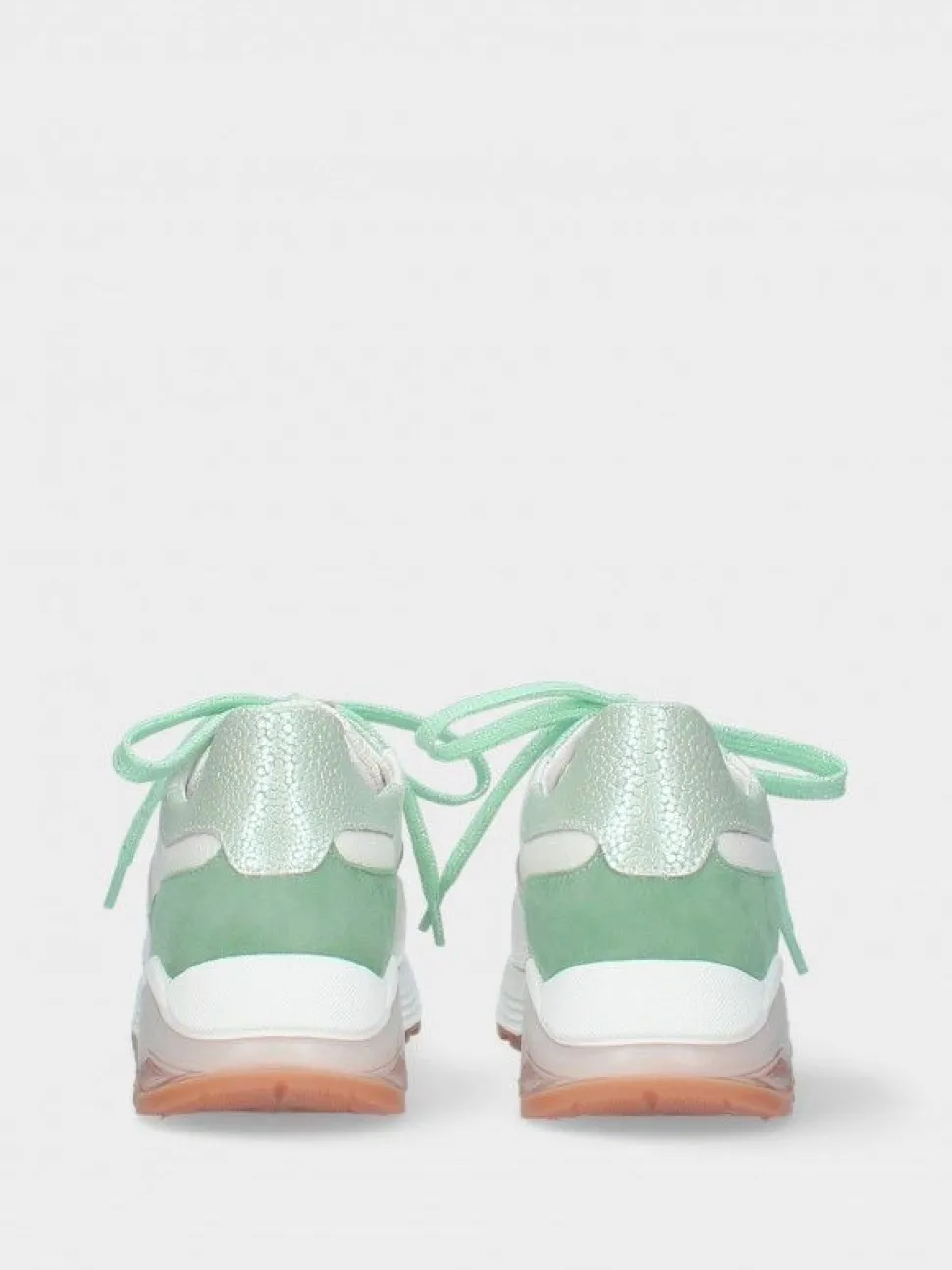 Sapatilhas Branca E Verde Para Mulher Angela 21