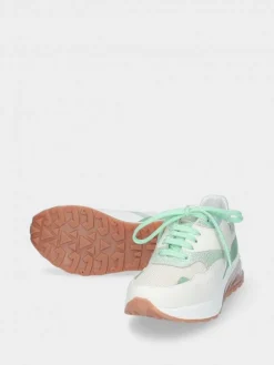 Sapatilhas Branca E Verde Para Mulher Angela 21