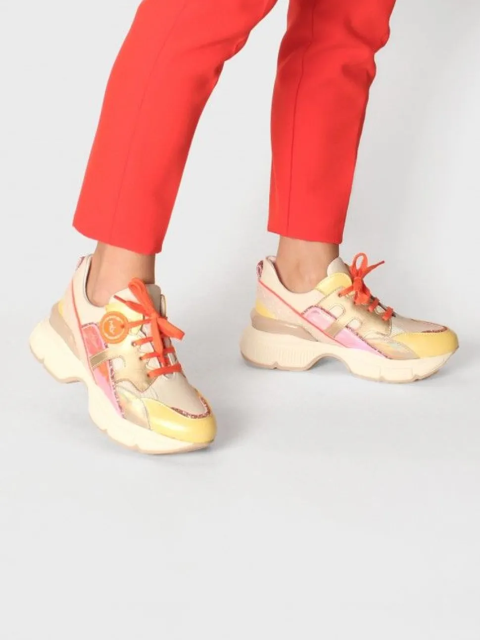 Sapatilhas Para Mulher Amarelas Andreia04