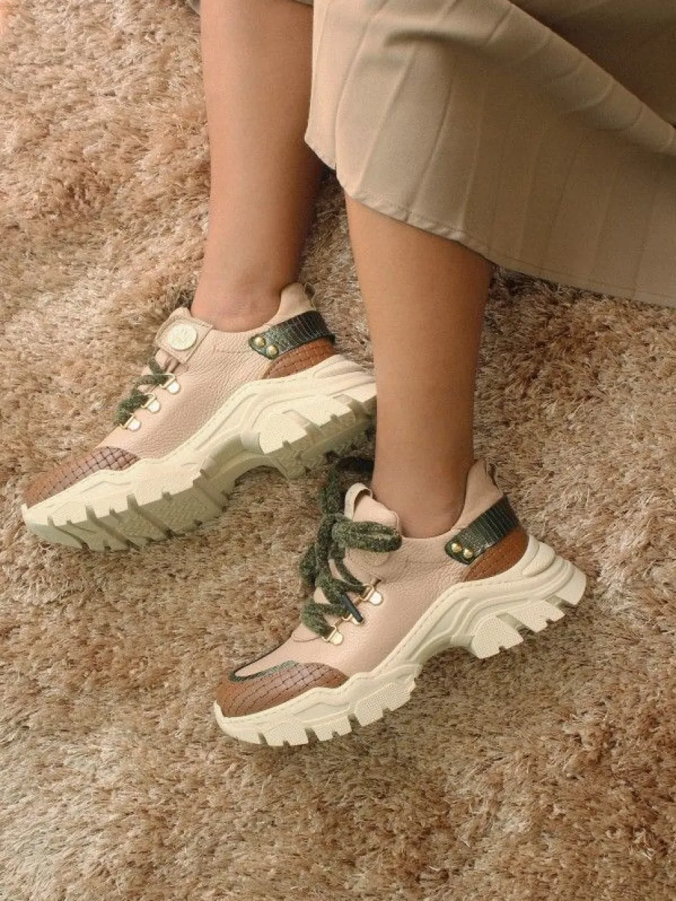 Sapatilhas Para Mulher Camel Stella05