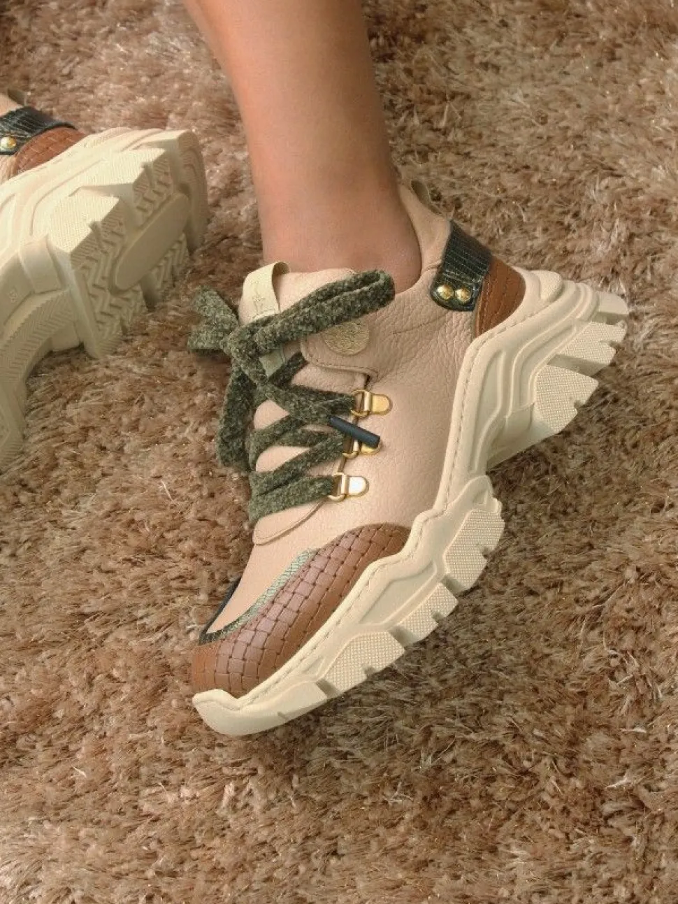 Sapatilhas Para Mulher Camel Stella05