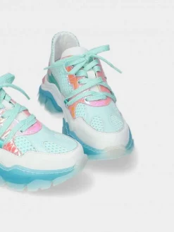 Sapatilhas Turquesa Para Mulher Stella 10