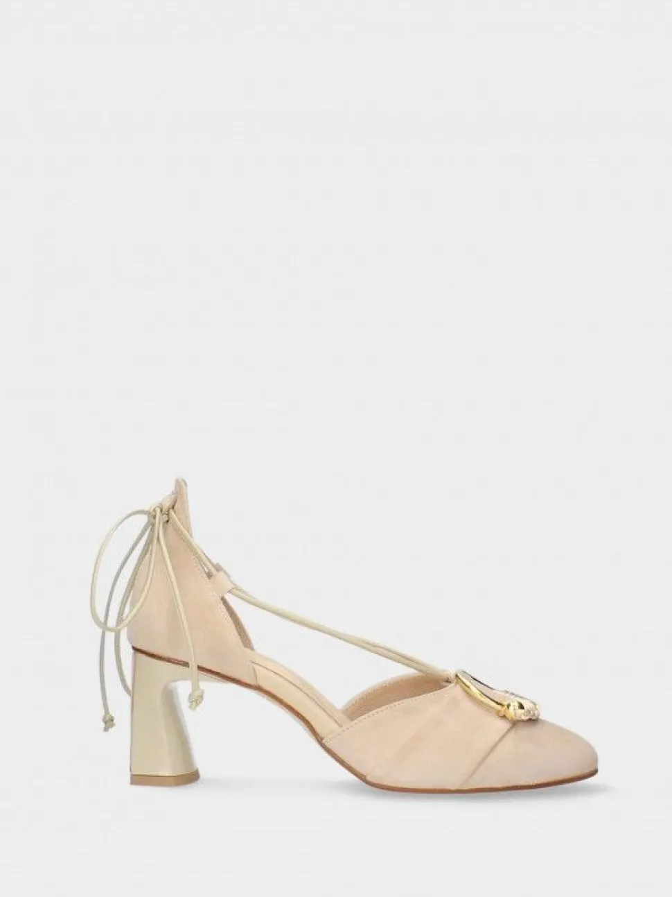 Sapato Bege Salto Alto Mafalda 02