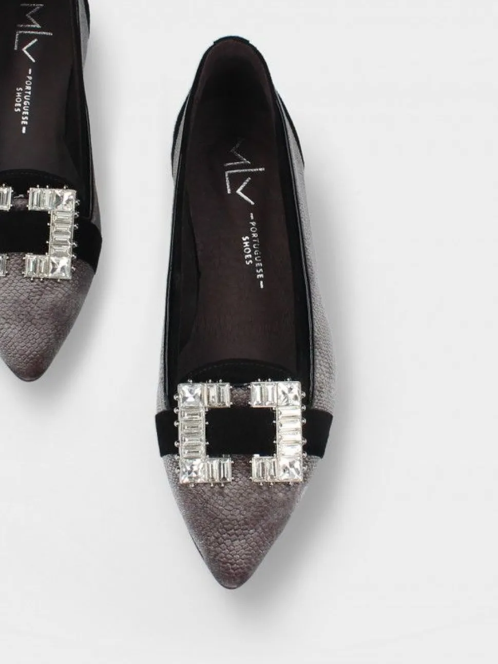 Sapato Cinzento Salto Baixo Lea 67