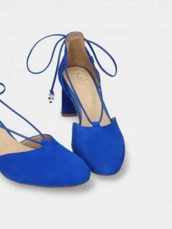 Sapato Salto Alto Azuis Para Mulher Mafalda 01