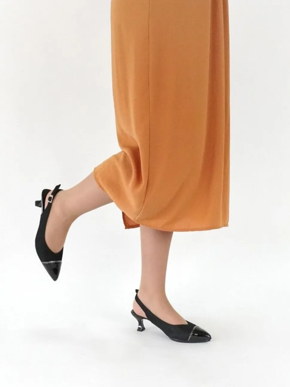 Sapato Salto Medio Preto Lori 33